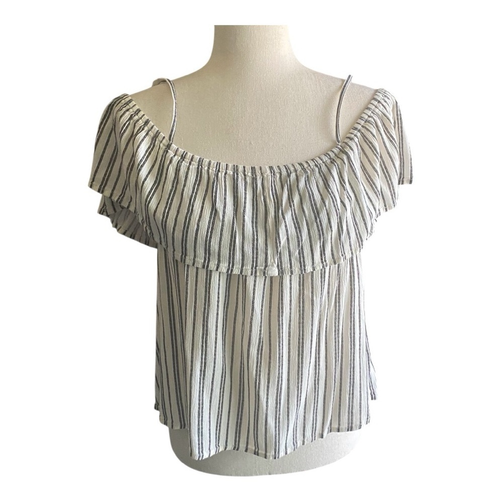 BILLABONG-WOMENS OFF SHOULDER TOP-SIZE SMALL